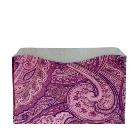 Add flair and security to your wallet with Rogue Industries’ RFID Blocking Credit Card Sleeves in Orchid Paisley—stylish pink and purple paisley sleeves designed to help prevent identity theft.