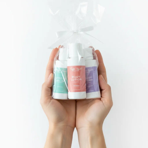 Organic Botanical Lotion Trio Gift Set 2oz – Mindful Self-Care with Essential Oils | Crafted in USA Taylor Made Organics  gift set