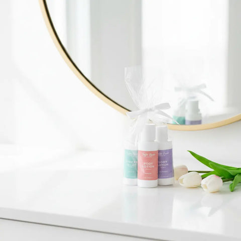 Organic Botanical Lotion Trio Gift Set 2oz – Mindful Self-Care with Essential Oils | Crafted in USA Taylor Made Organics  gift set