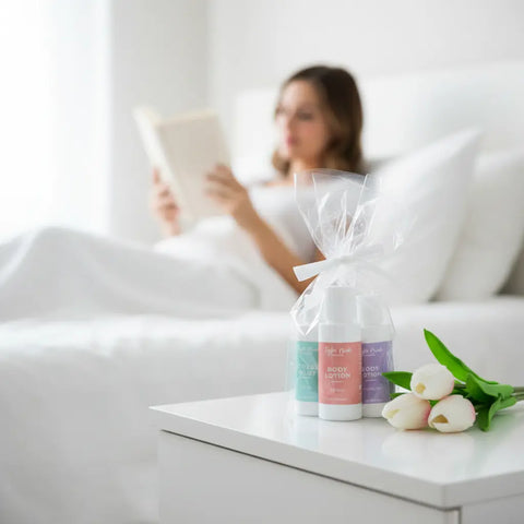 Organic Botanical Lotion Trio Gift Set 2oz – Mindful Self-Care with Essential Oils | Crafted in USA Taylor Made Organics  gift set