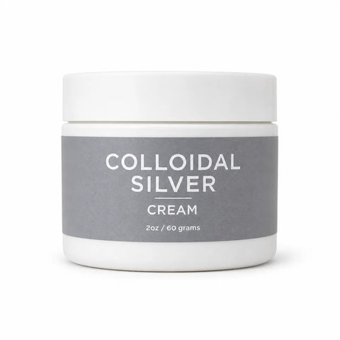 Organic Colloidal Silver Moisturizing Cream 2oz – Soothes Sensitive Skin – Taylor Made Organics | Made in USA Taylor Made Organics  therapeutic cream