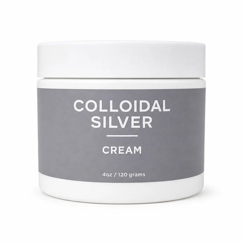 Organic Colloidal Silver Moisturizing Cream 2oz – Soothes Sensitive Skin – Taylor Made Organics | Made in USA Taylor Made Organics  therapeutic cream