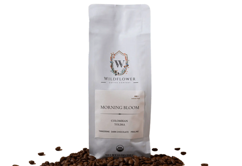 Organic Colombian Single-Origin Coffee 11oz – Medium Roast with Citrus and Dark Chocolate Notes | Roasted in USA Wildflower Coffee Company  Coffee