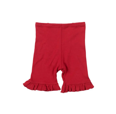 Organic Cotton Baby Ruffle Knickers – Soft Baby Rib Fabric | Made in USA Spiritex | Sustainable Apparel  Children's Shorts
