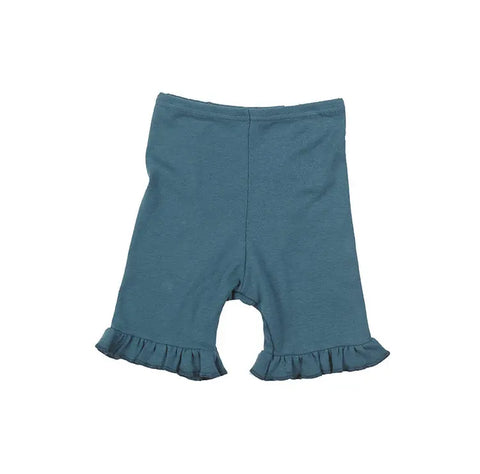 Organic Cotton Baby Ruffle Knickers – Soft Baby Rib Fabric | Made in USA Spiritex | Sustainable Apparel  Children's Shorts