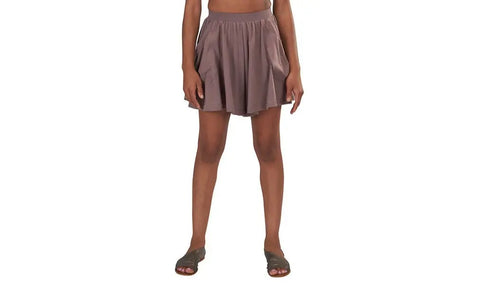 Organic Cotton Drape Shorts – Lightweight Jersey Skort | Made in USA Spiritex | Sustainable Apparel  Women's Pants & Shorts