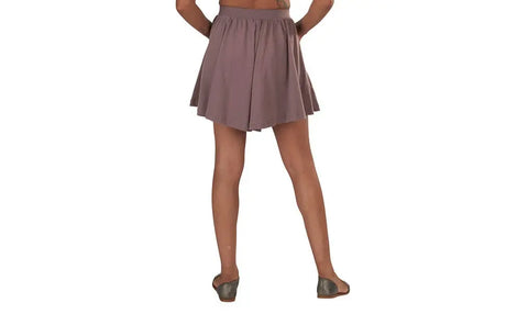 Organic Cotton Drape Shorts – Lightweight Jersey Skort | Made in USA Spiritex | Sustainable Apparel  Women's Pants & Shorts