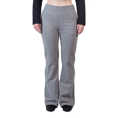 Organic Cotton Flare Saratoga Pants – Lightweight French Terry Comfort | Made in USA Spiritex | Sustainable Apparel  Women's Pants & Shorts