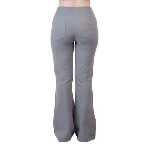 Organic Cotton Flare Saratoga Pants – Lightweight French Terry Comfort | Made in USA Spiritex | Sustainable Apparel  Women's Pants & Shorts