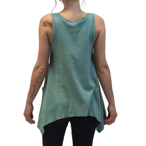 Organic Cotton Flowy Hippie Tank Top – Breathable Summer Tunic | Made in USA Spiritex | Sustainable Apparel  Women's Tees & Tanks
