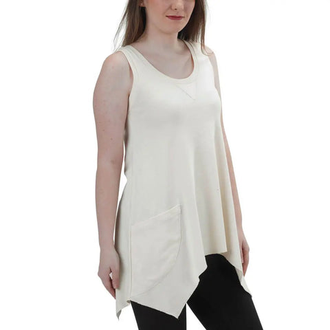 Organic Cotton Flowy Hippie Tank Top – Breathable Summer Tunic | Made in USA Spiritex | Sustainable Apparel  Women's Tees & Tanks