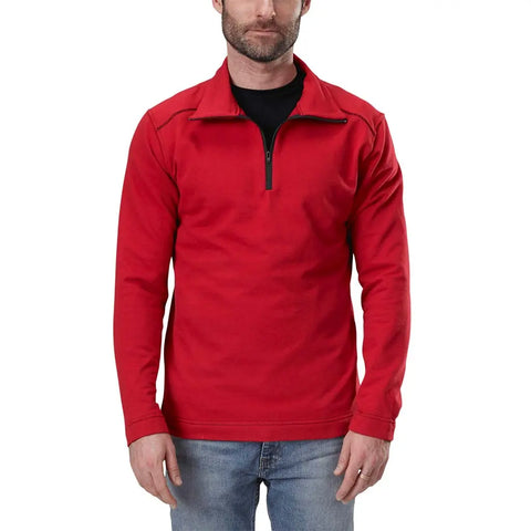 Organic Cotton Half Zip Pullover – Lightweight French Terry Sweatshirt | Made in USA Spiritex | Sustainable Apparel  Men's Sweatshirts & Hoodies