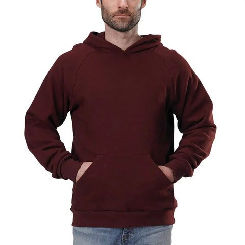 Organic Cotton Heavyweight Fleece Hoodie – Warm Pullover Sweatshirt | Made in USA Spiritex | Sustainable Apparel  Men's Sweatshirts & Hoodies
