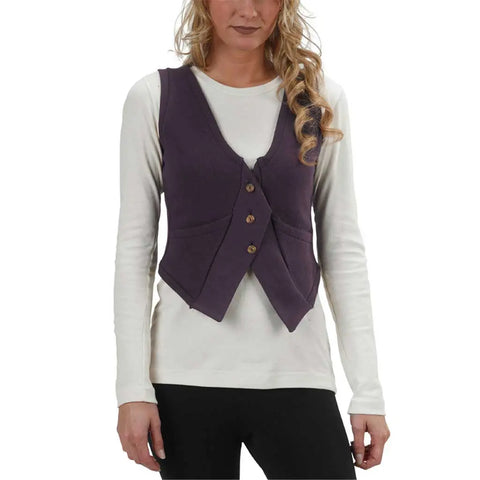 Organic Cotton Heavyweight French Terry Vest – Breathable Silhouette | Made in USA Spiritex | Sustainable Apparel  Women's Jackets & Vests