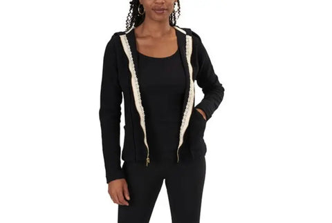 Organic Cotton Heavyweight Zip Hoodie – Mackenzie Eco-Friendly Jacket | Made in USA Spiritex | Sustainable Apparel  Women's Jackets & Vests