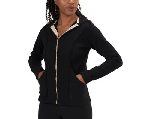 Organic Cotton Heavyweight Zip Hoodie – Mackenzie Eco-Friendly Jacket | Made in USA Spiritex | Sustainable Apparel  Women's Jackets & Vests