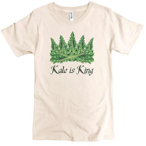 Organic Cotton Kale Graphic Tee – Eco-Friendly Crewneck | Made in USA Spiritex | Sustainable Apparel  Men's Graphic Tees
