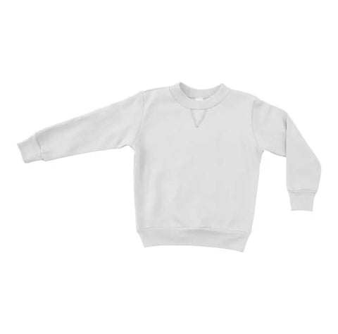 Organic Cotton Kids Fleece Pullover Sweatshirt – Lightweight V-Inset | Made in USA Spiritex | Sustainable Apparel  Children's Pullovers