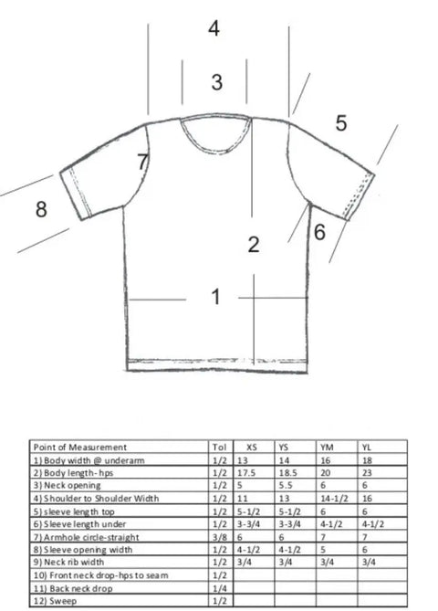 Organic Cotton Kids T-Shirt 100% Natural Fabric Undyed Crew Neck Tee – Soft Comfort | Made in USA Rowe Naturals  Organic Cotton Clothing