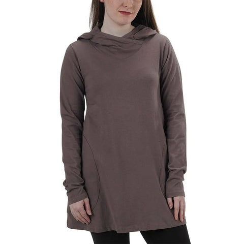Organic Cotton Meditation Tunic – Lightweight Jersey Tunic Dress | Made in USA Spiritex | Sustainable Apparel  Women's Sweatshirts & Pullovers