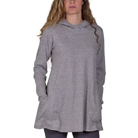 Organic Cotton Meditation Tunic – Lightweight Jersey Tunic Dress | Made in USA Spiritex | Sustainable Apparel  Women's Sweatshirts & Pullovers