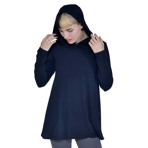 Organic Cotton Meditation Tunic – Lightweight Jersey Tunic Dress | Made in USA Spiritex | Sustainable Apparel  Women's Sweatshirts & Pullovers