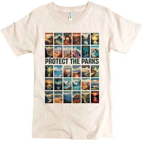 Organic Cotton National Parks Graphic Tee – Eco-Friendly Classic Crewneck Shirt | Made in USA Spiritex | Sustainable Apparel  Men's Graphic Tees