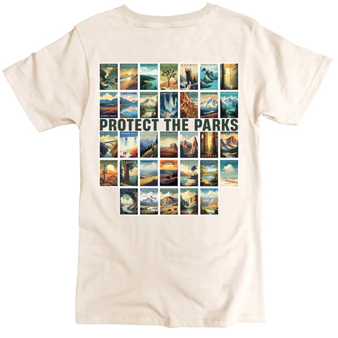 Organic Cotton National Parks Graphic Tee – Eco-Friendly Classic Crewneck Shirt | Made in USA Spiritex | Sustainable Apparel  Men's Graphic Tees