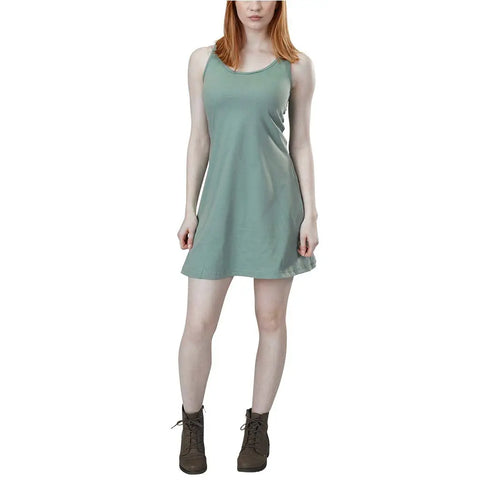 Organic Cotton Racerback Tank Dress – Lightweight Summer Dress | Made in USA Spiritex | Sustainable Apparel  Women's Dresses