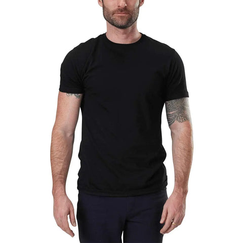 Organic Cotton Short Sleeve Crewneck Tee – Lightweight Jersey | Made in USA Spiritex | Sustainable Apparel  Men's Tees & Tanks