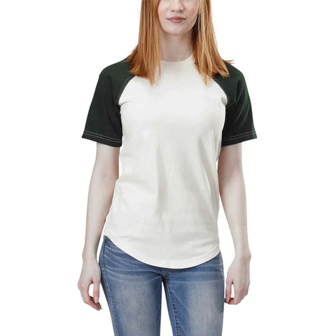Organic Cotton Short Sleeve Raglan Baseball Tee – Medium Weight Jersey | Made in USA Spiritex | Sustainable Apparel  Men's Tees & Tanks
