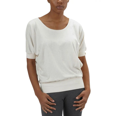 Organic Cotton Short Sleeve Willow Tee – Lightweight Jersey Top | Made in USA Spiritex | Sustainable Apparel  Women's Tees & Tanks