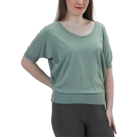 Organic Cotton Short Sleeve Willow Tee – Lightweight Jersey Top | Made in USA Spiritex | Sustainable Apparel  Women's Tees & Tanks