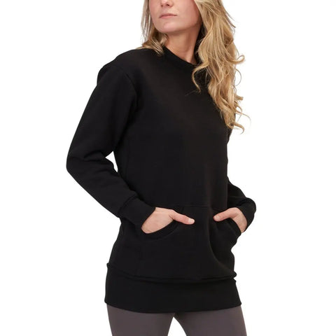 Organic Cotton Sweatshirt Tunic – Heavyweight Fleece – Roomy Fit | Made in USA Spiritex | Sustainable Apparel  Women's Sweatshirts & Pullovers