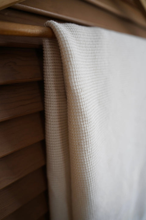 Organic Cotton Thermal Baby Blanket 30x40 Inch – Hypoallergenic Receiving Blanket | Made in USA Rowe Naturals  Organic Cotton Clothing