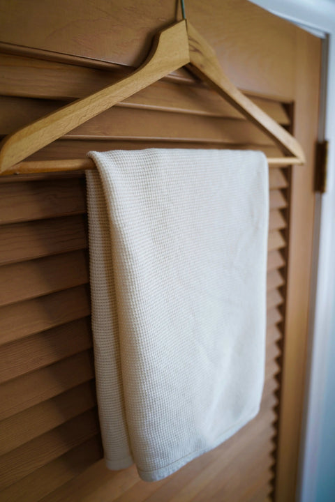 Organic Cotton Thermal Baby Blanket 30x40 Inch – Hypoallergenic Receiving Blanket | Made in USA Rowe Naturals  Organic Cotton Clothing