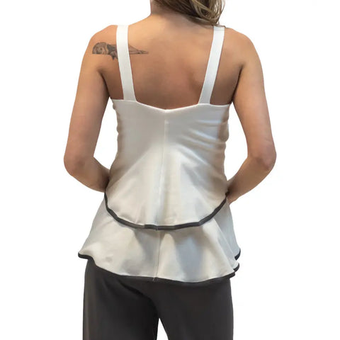 Organic Cotton Tiered Cami Top – Spiritex Baby Rib Fabric | Made in USA Spiritex | Sustainable Apparel  Women's Tops