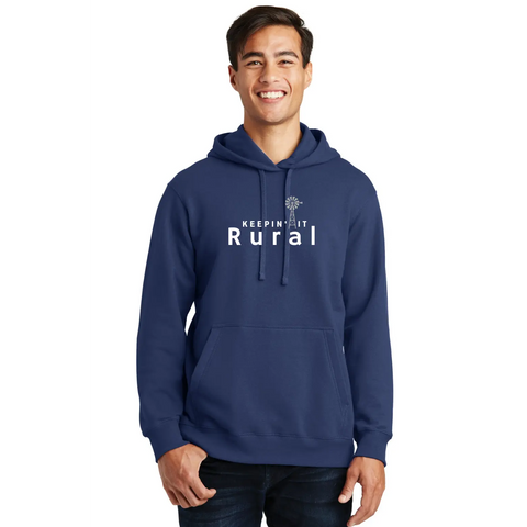Organic Cotton Unisex Hoodie – Keepin It Rural Design | Made in USA Suede Kloth 