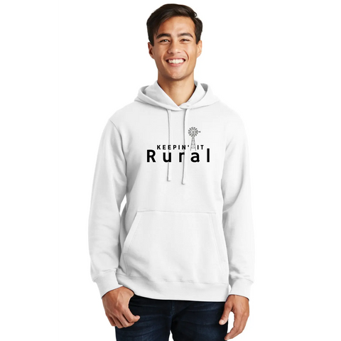 Organic Cotton Unisex Hoodie – Keepin It Rural Design | Made in USA Suede Kloth 