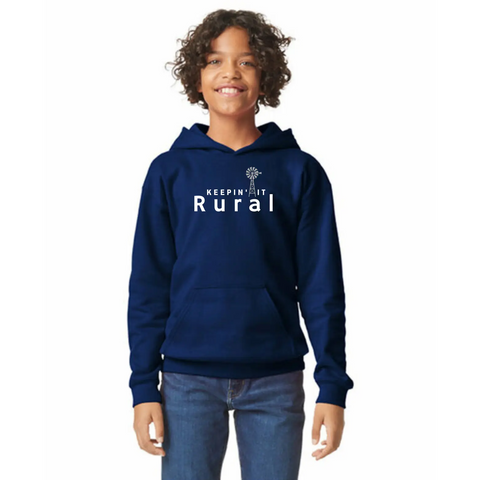 Organic Cotton Unisex Hoodie – Keepin It Rural Design | Made in USA Suede Kloth 