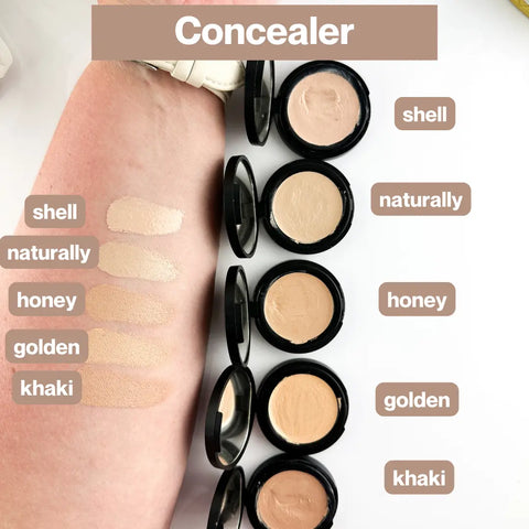 Organic Cream Concealer 0.18 Oz – Lightweight Natural Coverage with Botanical Oils | Made in USA Taylor Made Organics  concealer