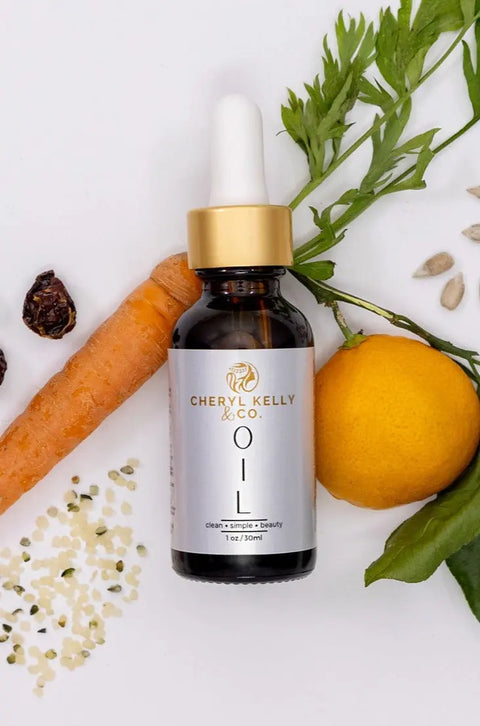 Organic Facial Beauty Oil – Hydrating Vegan Skin Serum 1 oz – Made in USA Cheryl Kelly & Co  Facial Moisturizer