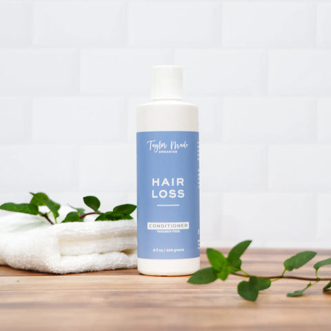 Organic Hair Loss Conditioner 8 oz – Nourishing Silk Protein Blend for Thinning Hair | Made in USA Taylor Made Organics  hair care