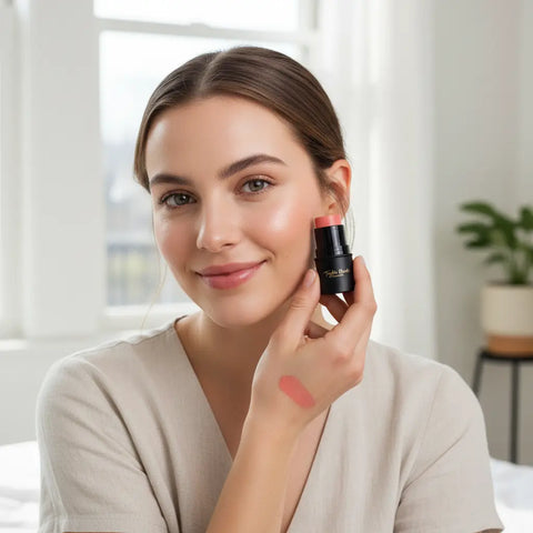 Organic Multistick Cream Blush for Cheeks Lips and Eyes – 5g Hydrating Makeup Stick | Made in USA Taylor Made Organics  blush & bronzer