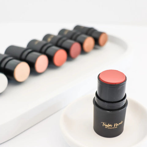 Organic Multistick Cream Blush for Cheeks Lips and Eyes – 5g Hydrating Makeup Stick | Made in USA Taylor Made Organics  blush & bronzer