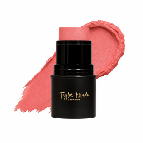 Organic Multistick Cream Blush for Cheeks Lips and Eyes – 5g Hydrating Makeup Stick | Made in USA Taylor Made Organics  blush & bronzer