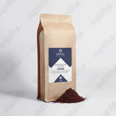 Organic Mushroom Coffee Blend – Lion’s Mane and Chaga Extracts 16oz | Made in USA Norri Nutrition  Food & Beverages