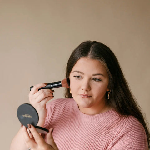 Organic Pressed Bronzer 0.42oz – Natural Matte Finish in Daybreak & Sunset Shades | Made in USA Taylor Made Organics  bronzer