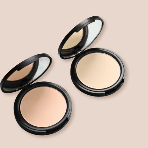 Organic Pressed Setting Powder 12g – Lightweight Matte Finish with Green Tea & Aloe Vera | Made in USA Taylor Made Organics  face powder