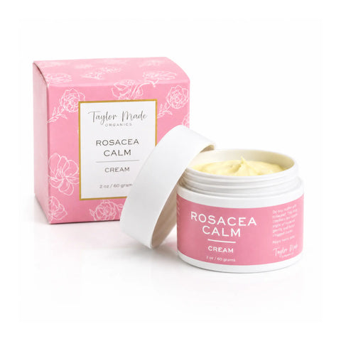 Organic Rosacea Face Moisturizer 1.5 oz – Soothing Turmeric & Calendula Cream | Handmade in USA Taylor Made Organics  face cream
